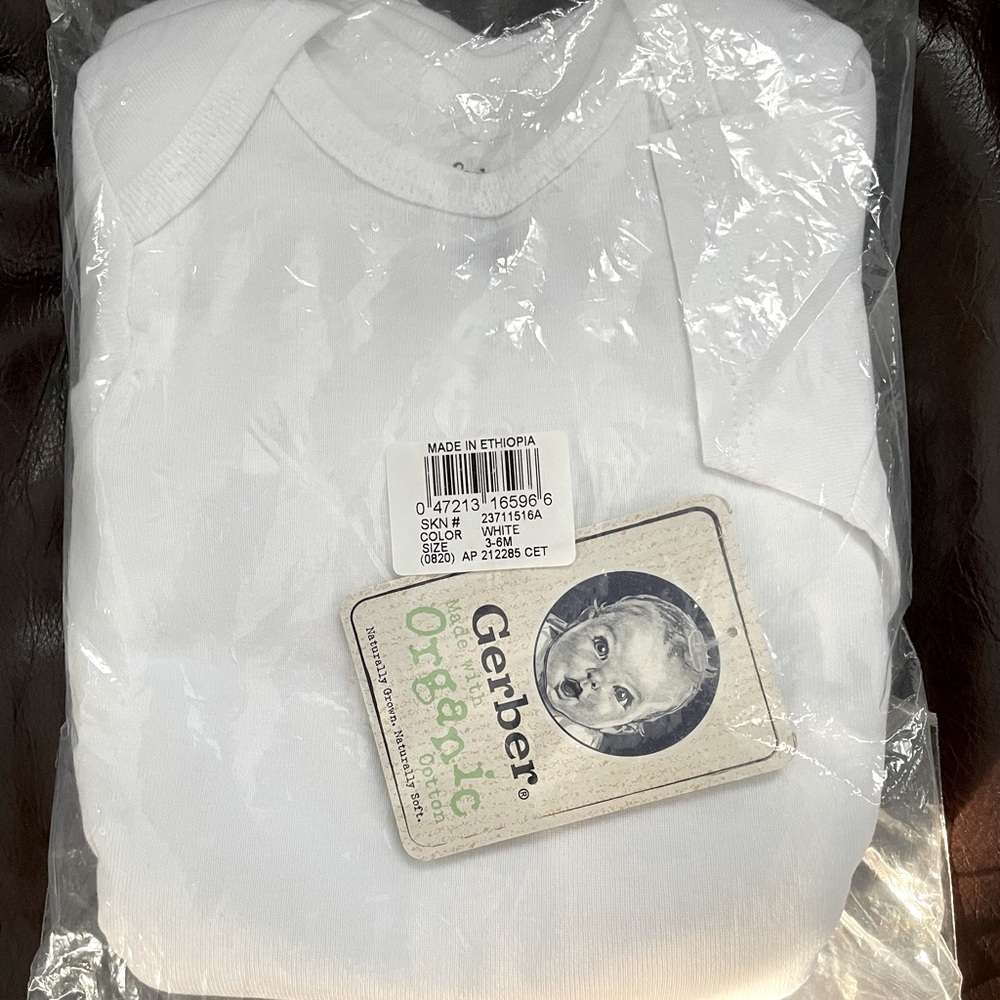Gerber Organic Cotton Onesies
